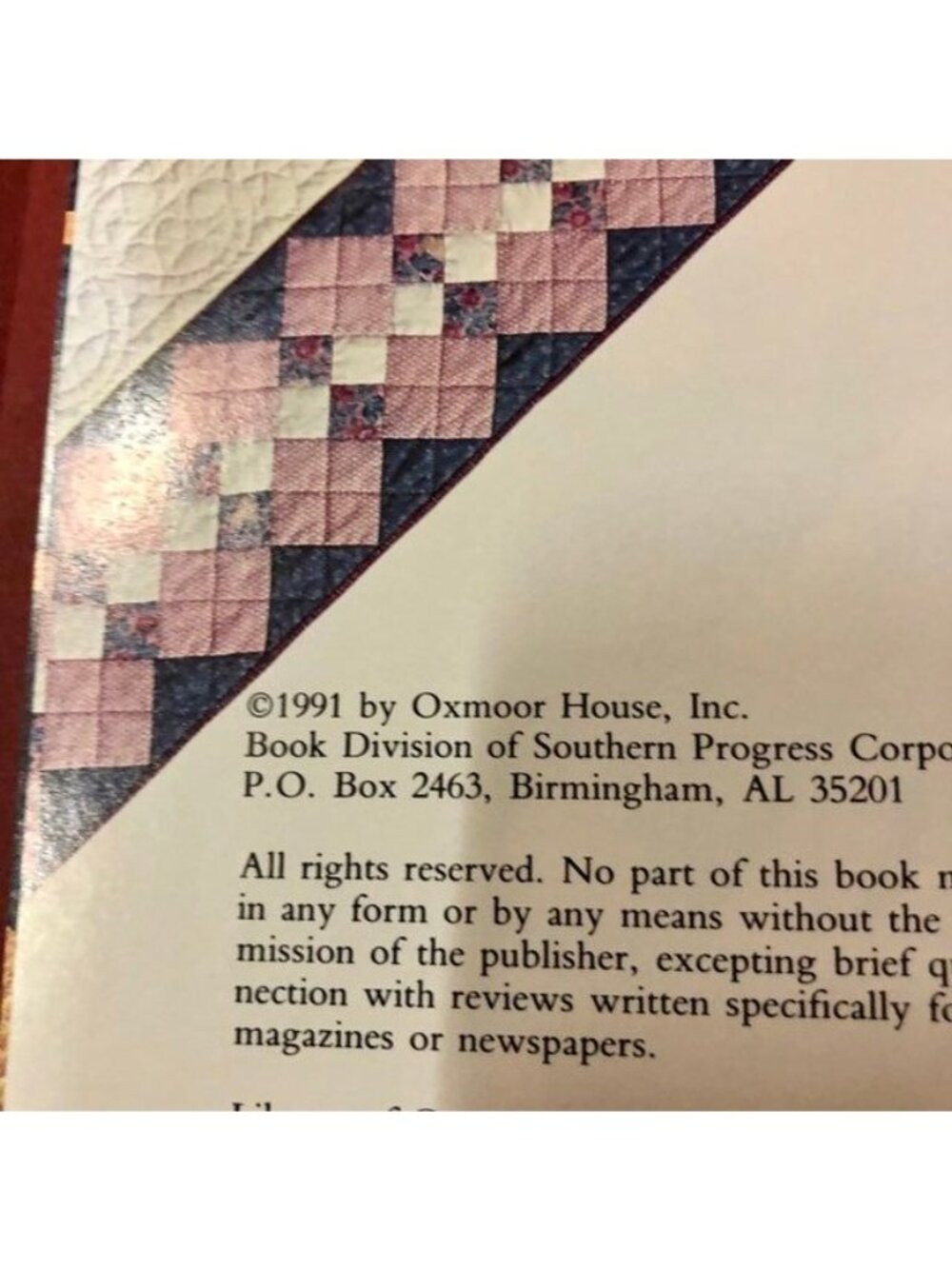 Vintage 1992 Great American Quilts Book HC Oxmoor House Used - Picture 10 of 12